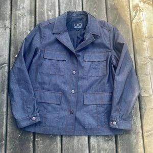 UD Utex Design Denim look Blazer Jacket